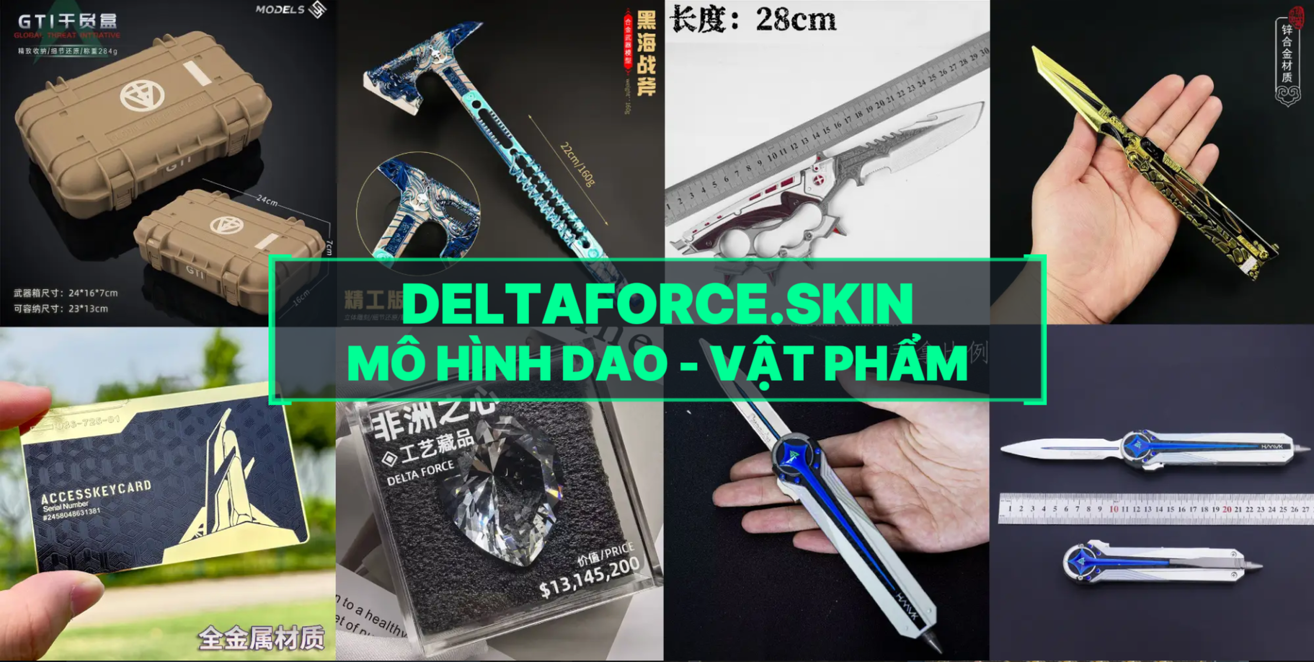 Mô Hình Dao – Súng Delta Force