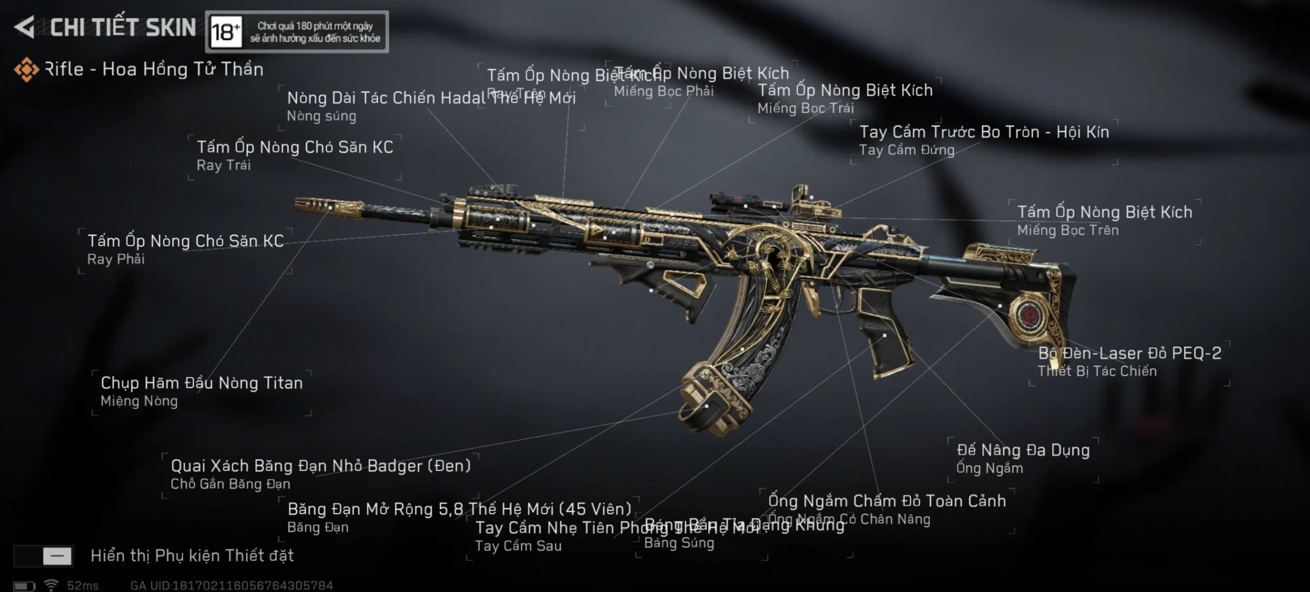 SKIN CI19 TỬ THẦN